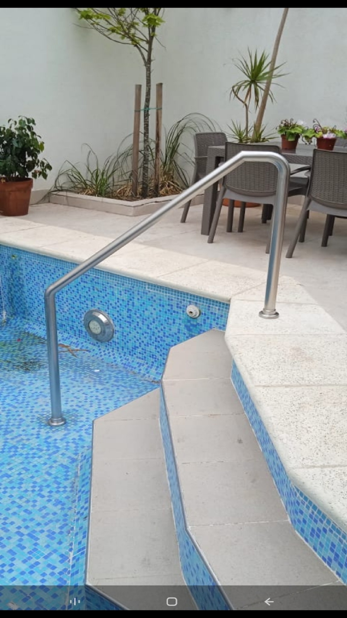 barandas acceso de piletas
