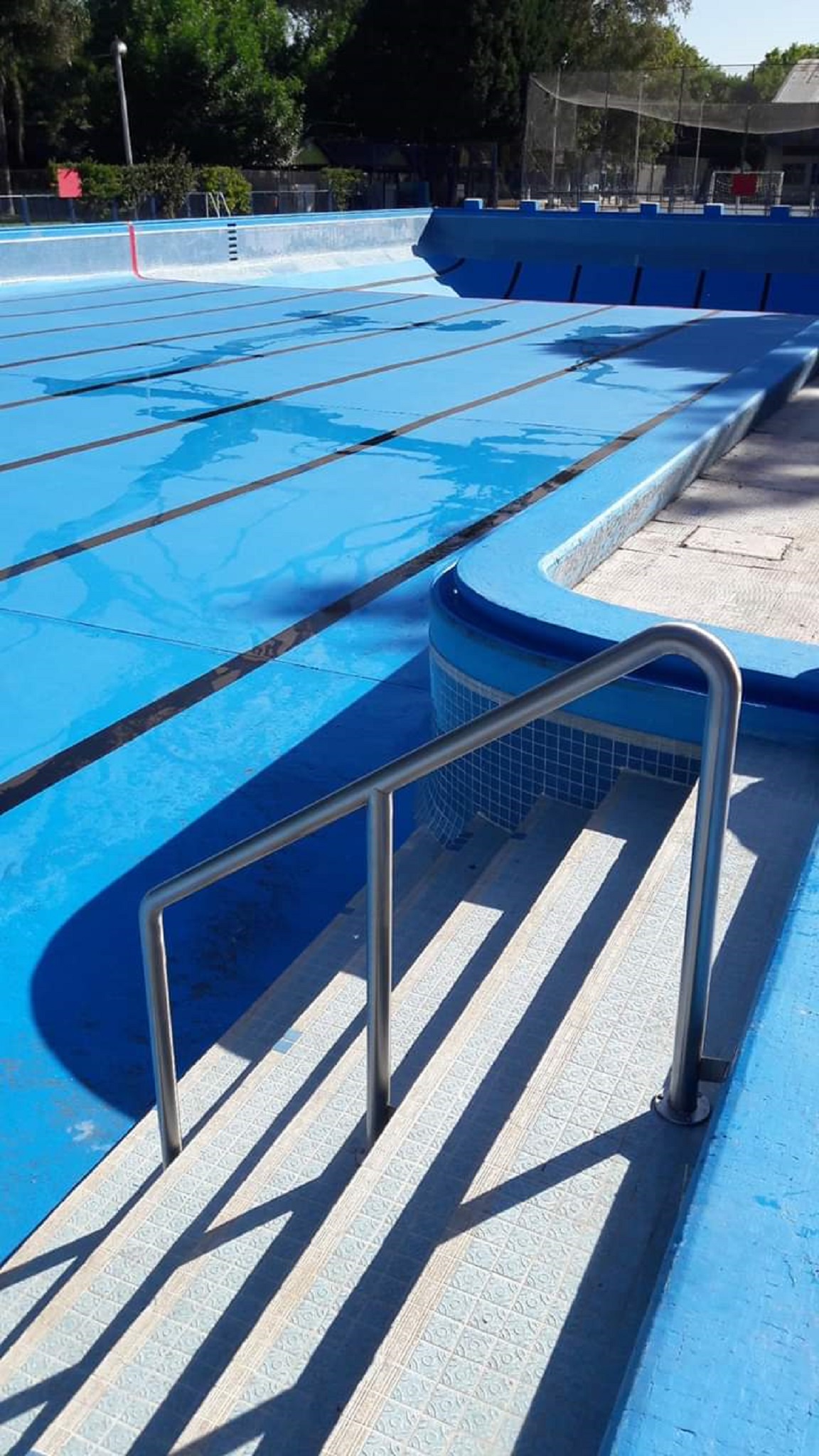 barandas acceso de piletas