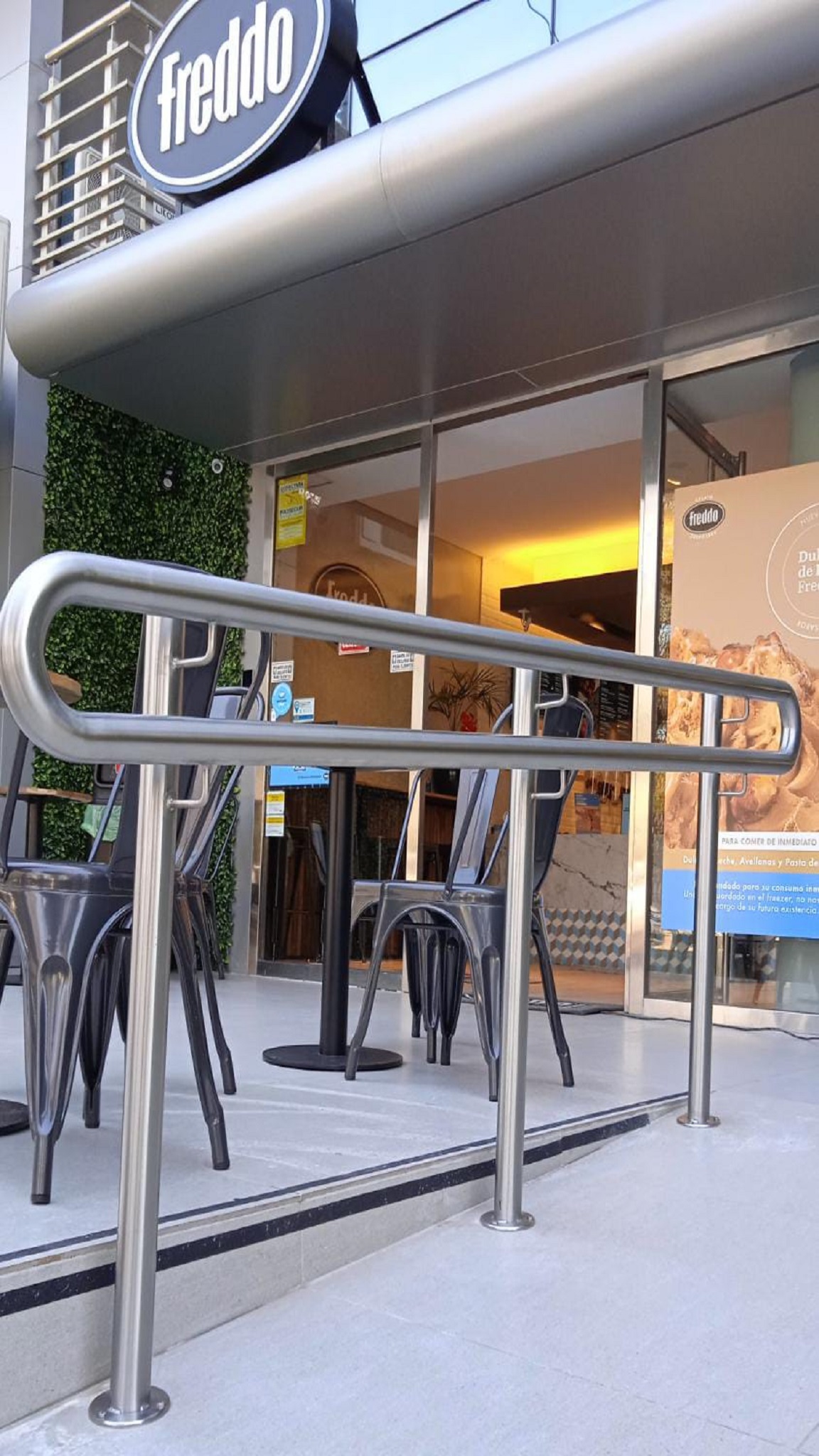 barandas rampa de acceso