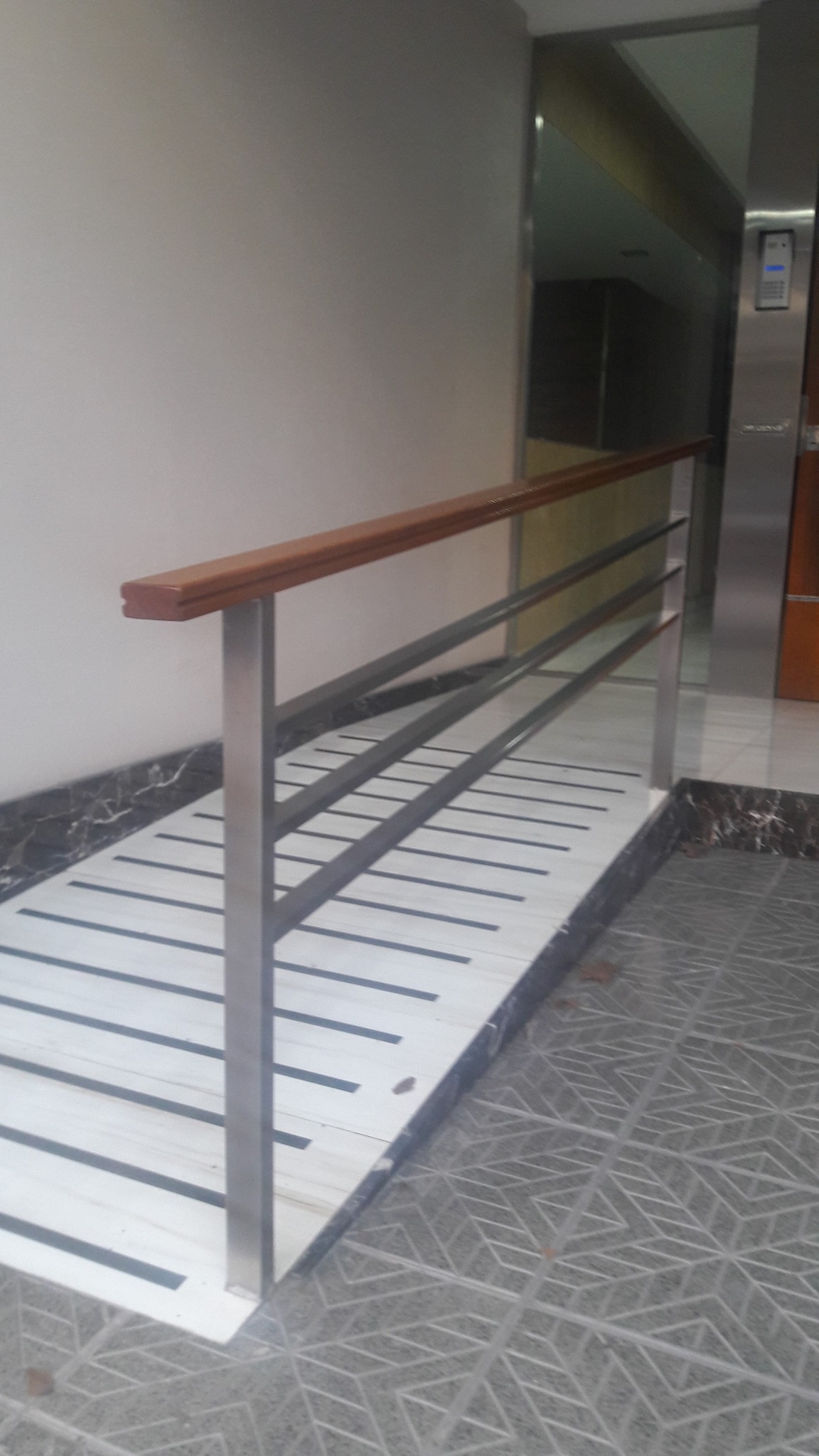 barandas rampa de acceso